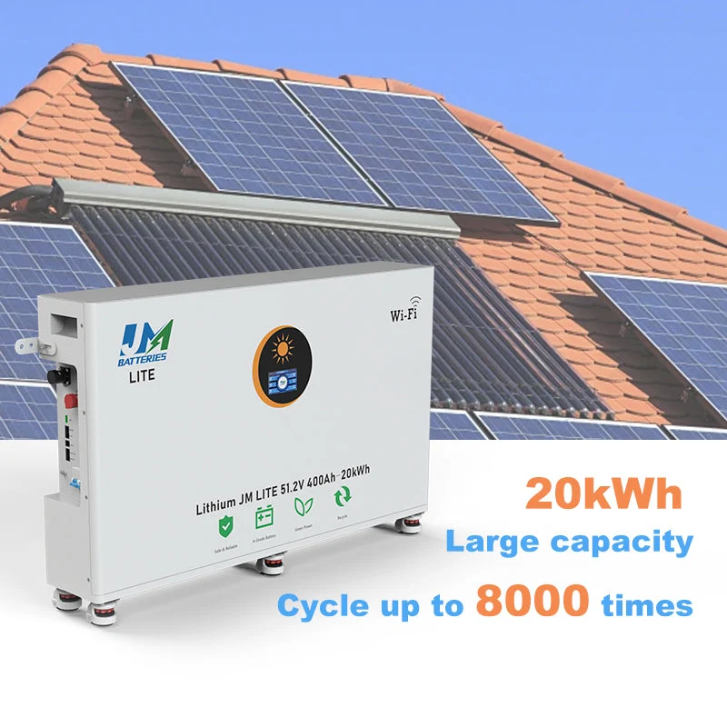 JM 20kWh Battery 48V 400ah Lithium Battery 20 kWh Lifepo4 for Solar Home System