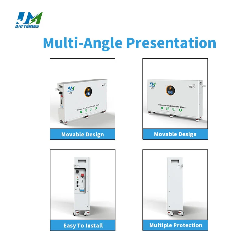 JM 20kWh Battery 48V 400ah Lithium Battery 20 kWh Lifepo4 for Solar Home System