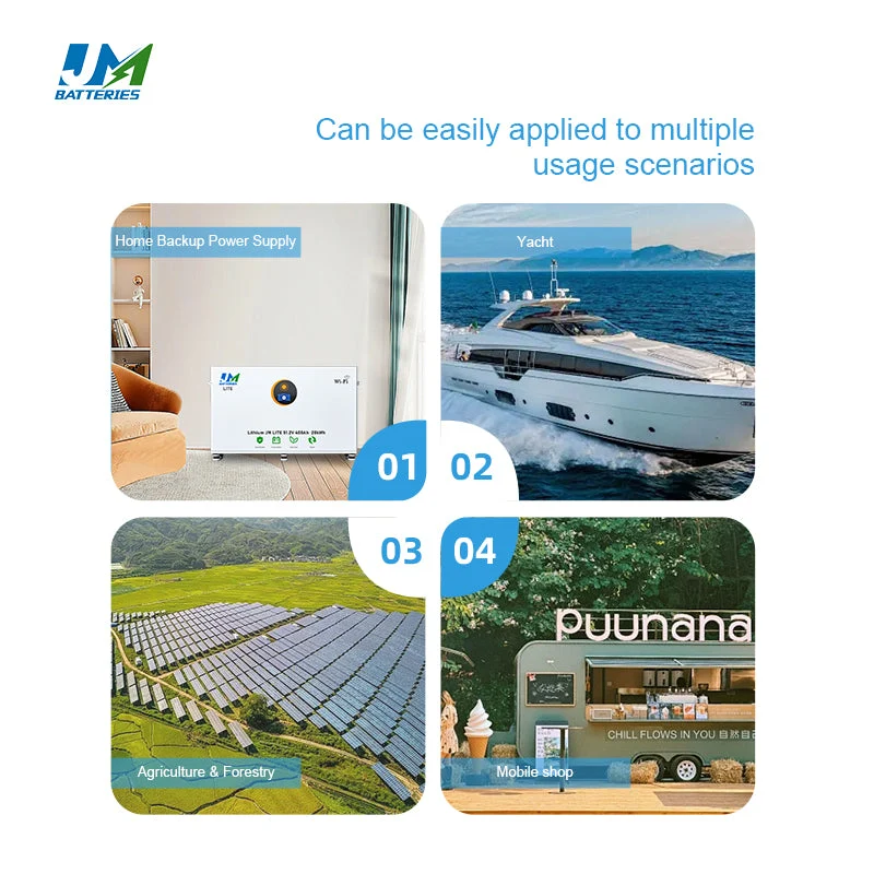 JM 20kWh Battery 48V 400ah Lithium Battery 20 kWh Lifepo4 for Solar Home System