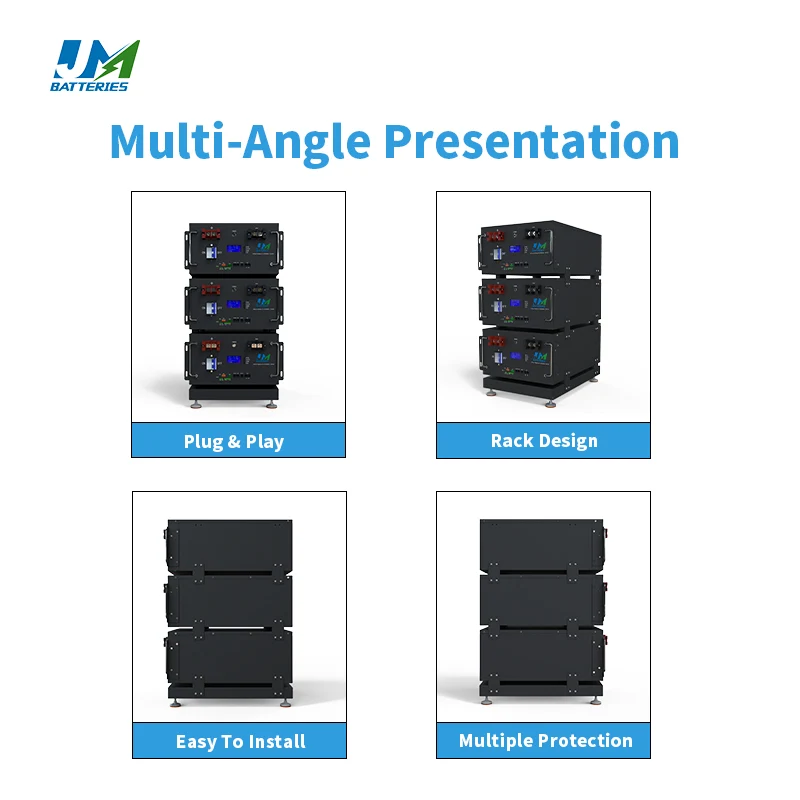 JM 48v Rack Mount Lithium Battery 51.2V 100ah Emergency Power Supply