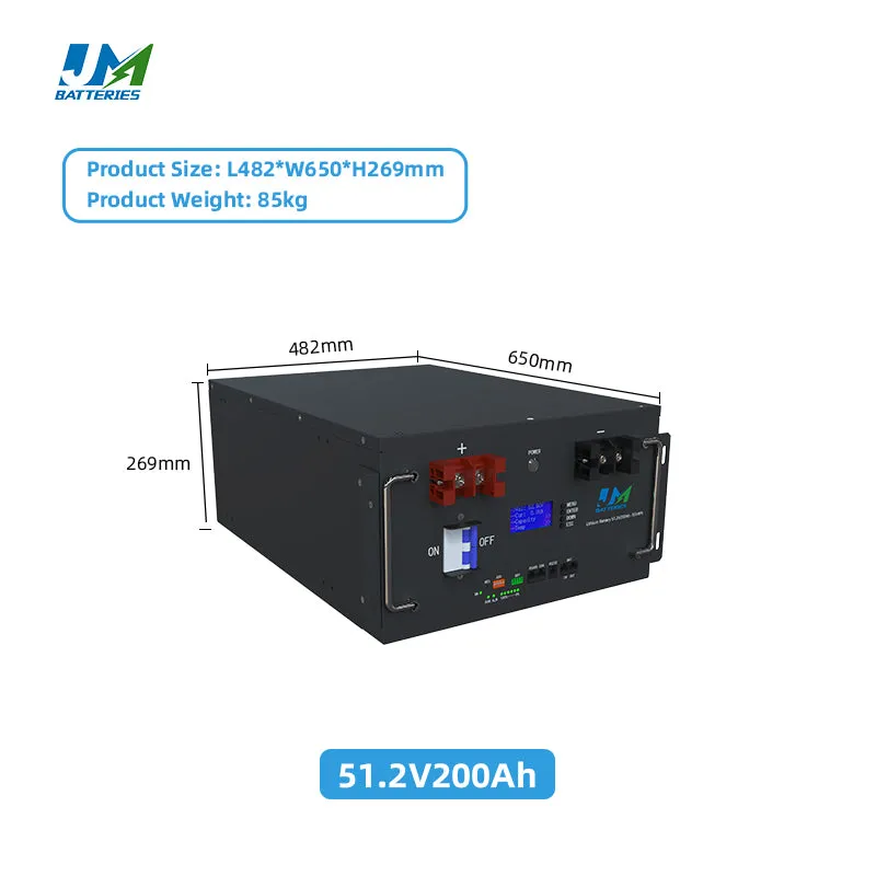 JM 48v Rack Mount Lithium Battery 51.2V 100ah Emergency Power Supply
