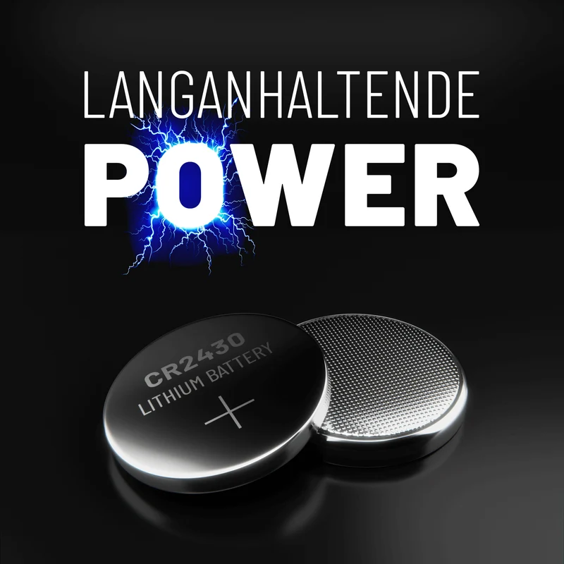 CR2430 Knopfzellen, 3 V Lithium