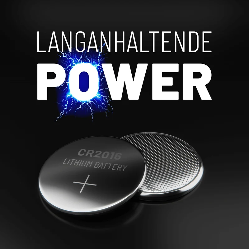 CR2016 Knopfzellen, 3 V Lithium