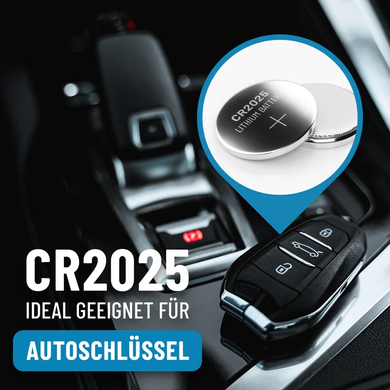 CR2025 Knopfzellen, 3 V Lithium