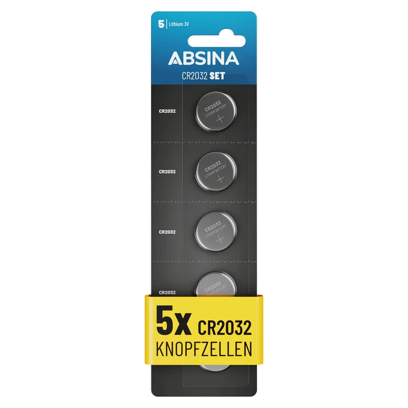 CR2032 Knopfzellen, 3 V Lithium