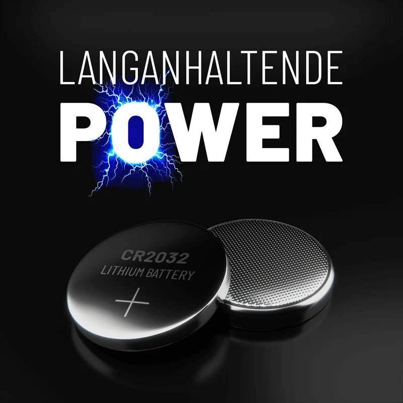 CR2032 Knopfzellen, 3 V Lithium