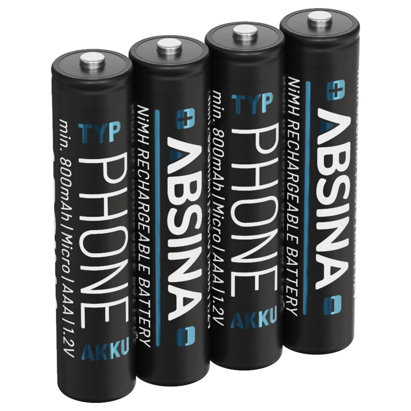 Telefonakkus AAA, 800 mAh, 1,2 V NiMH
