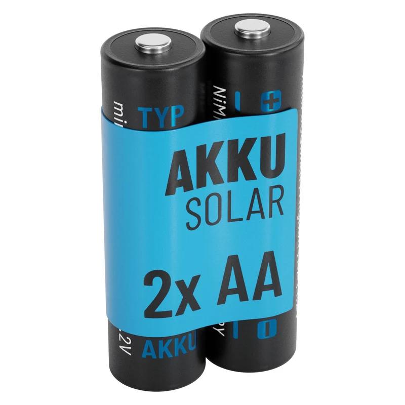 Solarakkus AA für Solarleuchten, 800 mAh, 1,2 V NiMH