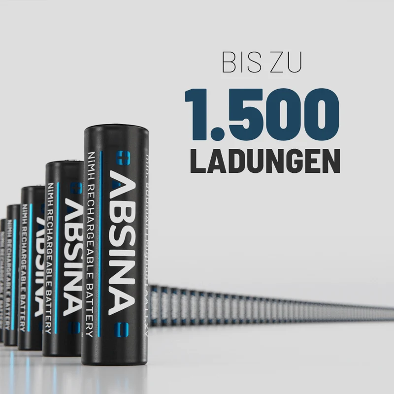 Solarakkus AA für Solarleuchten, 800 mAh, 1,2 V NiMH