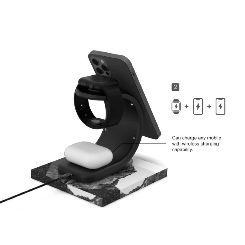 CHOMO 3-IN-1 magnetische kabellose Ladestation
