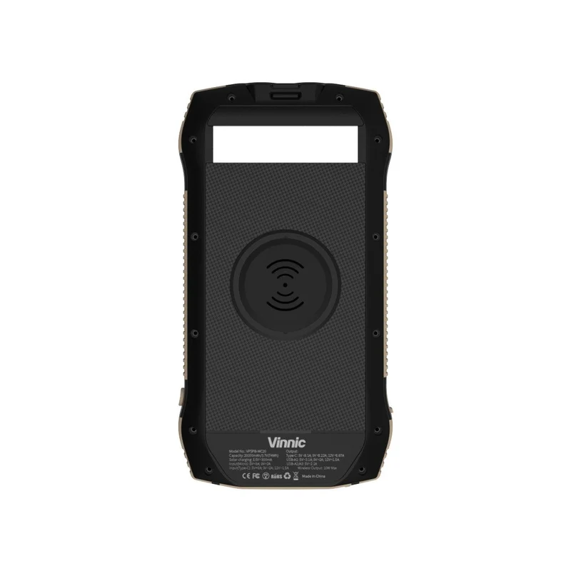 SACA PEAK Solar Wireless Powerbank 20K + Taschenlampe