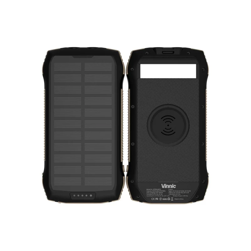 SACA PEAK Solar Wireless Powerbank 20K + Taschenlampe