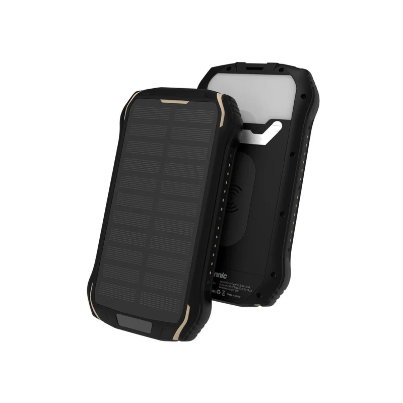 SACA PEAK Solar Kabellose Powerbank 10K + LED