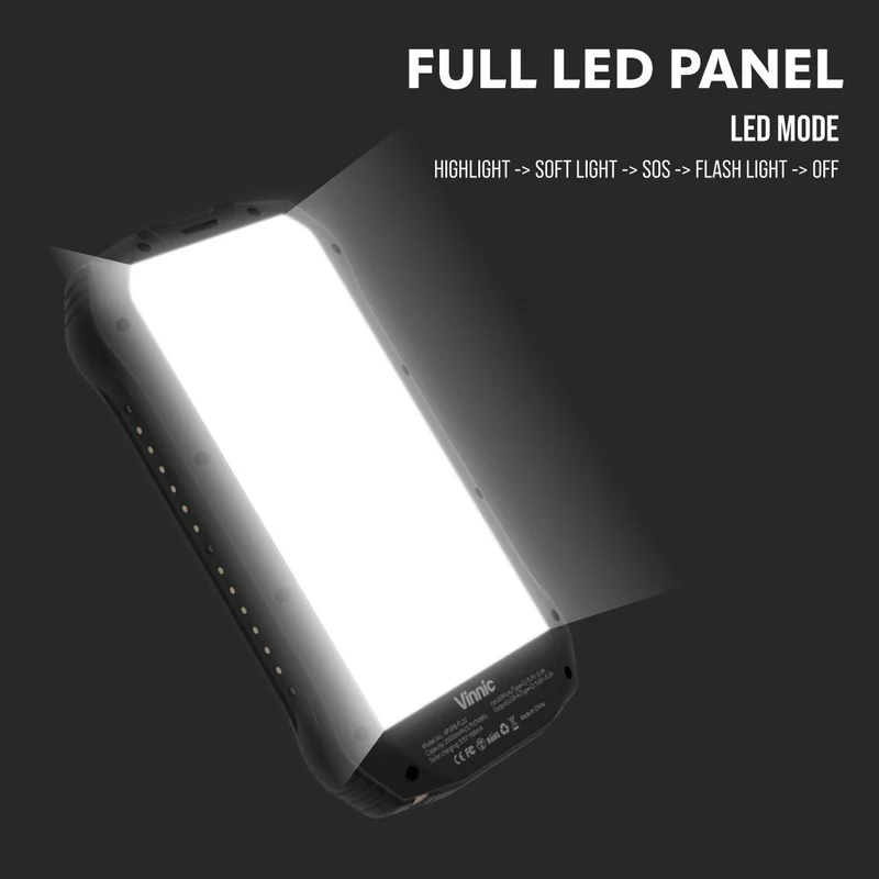 SACA PEAK Solar Powerbank 10K + Voll LED