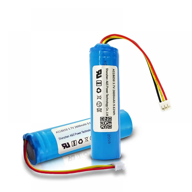 UL2054 CB KC 3,7V 2600mAh 18650 Batterie PH-3P Stecker Wiederaufladbarer Lithium-Ionen-Akku für LED Licht