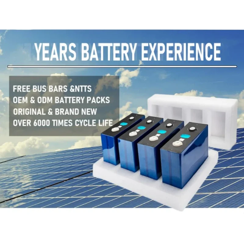DIY 4PCS 3,2V 314Ah Lifepo4 Akku mit Daly BMS Wiederaufladbare LF280k Akkupack Solarenergiespeichersystem