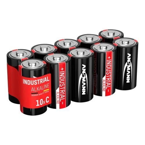 ANSMANN Industrial Alkaline-Batterien Baby C / LR14 1,5 V – 10er Pack