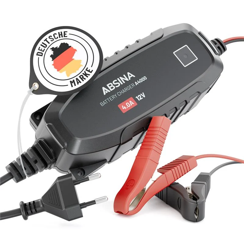 Ladegerät für Autobatterien A4000, 12 V, 4 A