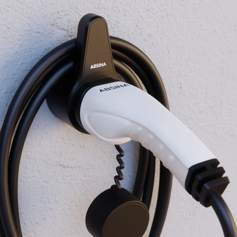 Wandhalterung für Typ 2 Ladekabel bis 10 m