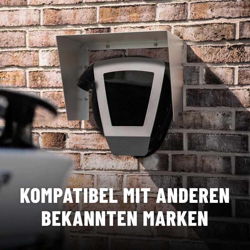 Schutzdach für Wallboxen aus Edelstahl