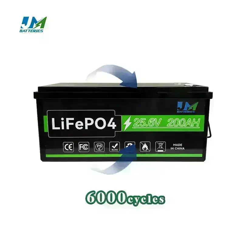 Lifepo4 Battery 25.6V 100Ah 200Ah1 50Ah Long Cycle Life Battery Premium Reliable Power Lithium Battery