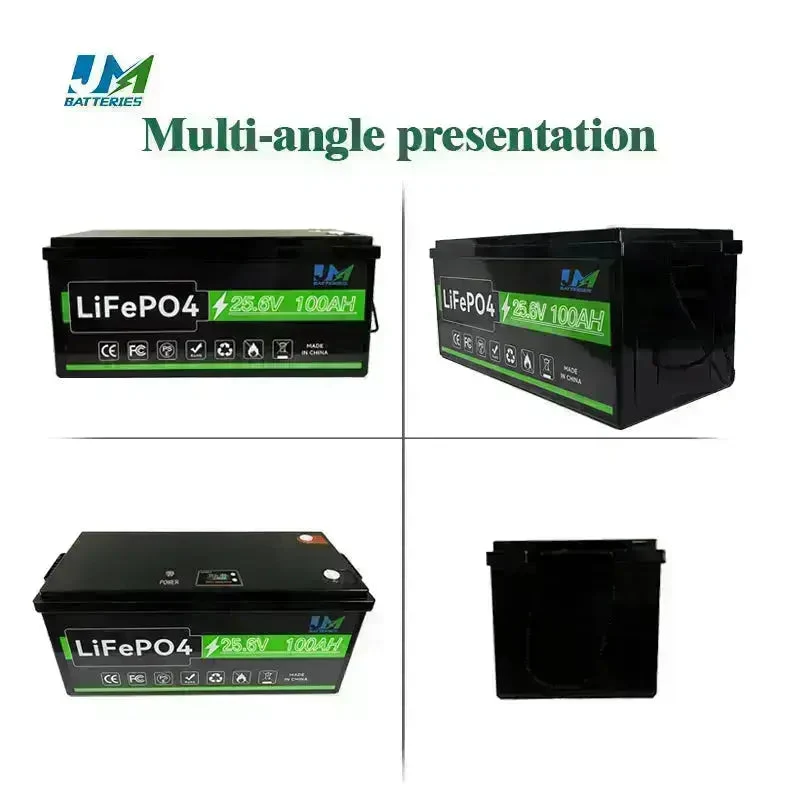 Lifepo4 Battery 25.6V 100Ah 200Ah1 50Ah Long Cycle Life Battery Premium Reliable Power Lithium Battery