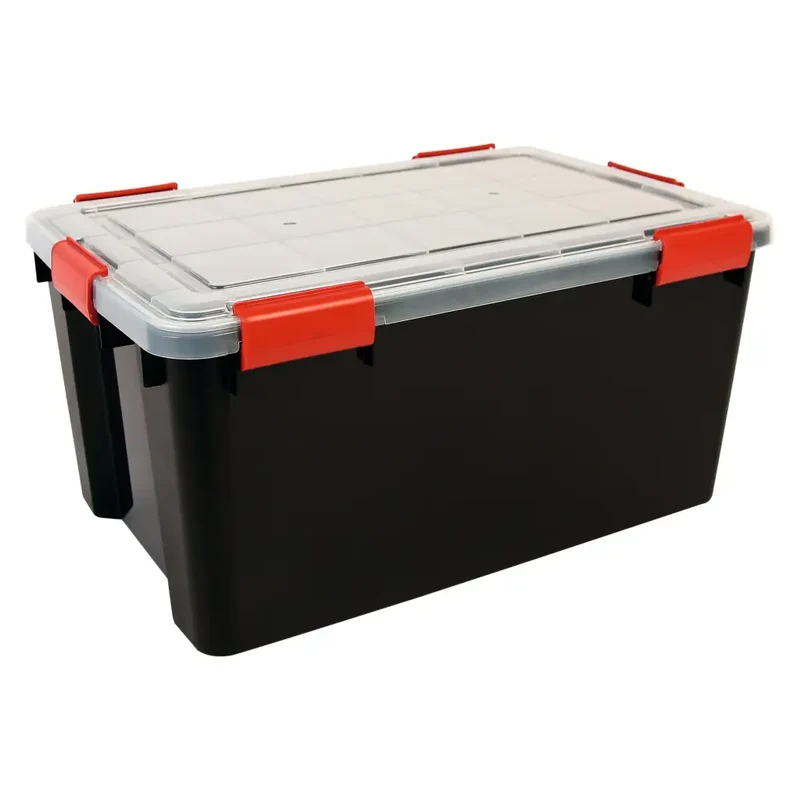 Waterdichte opbergbox met 6 sterke clipsluitingen