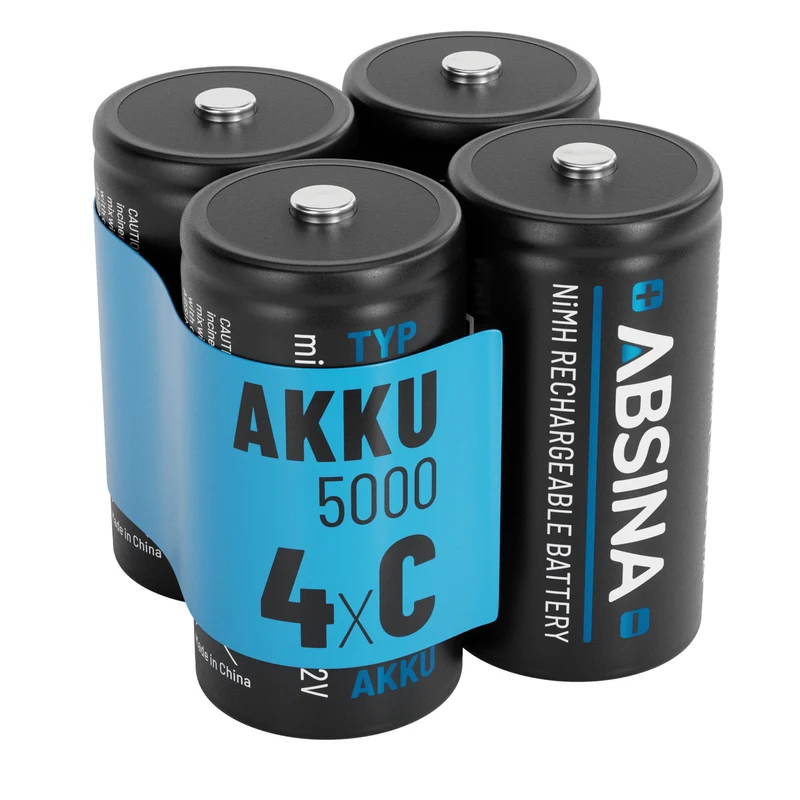 Akkus Baby C, 1,2 V NiMH, 4.500 mAh