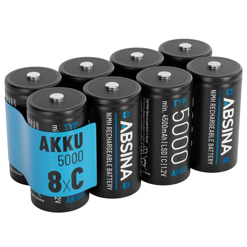 Akkus Baby C, 1,2 V NiMH, 4.500 mAh