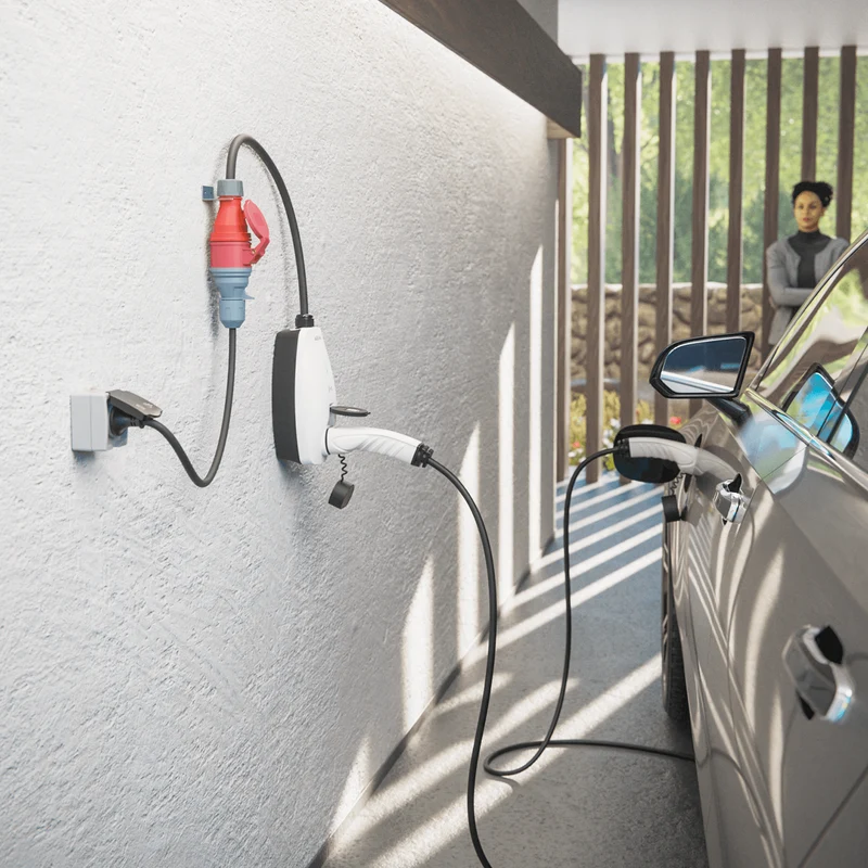 Adapter von Schuko auf CEE 16 A, einphasig, 60 cm
