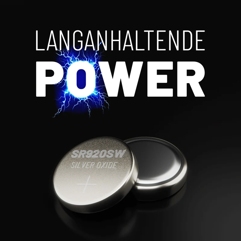 SR920SW Uhrenbatterien, 1,55 V Silberoxid