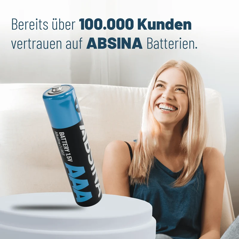 AAA Batterien Micro (LR03), 1,5 V Alkaline