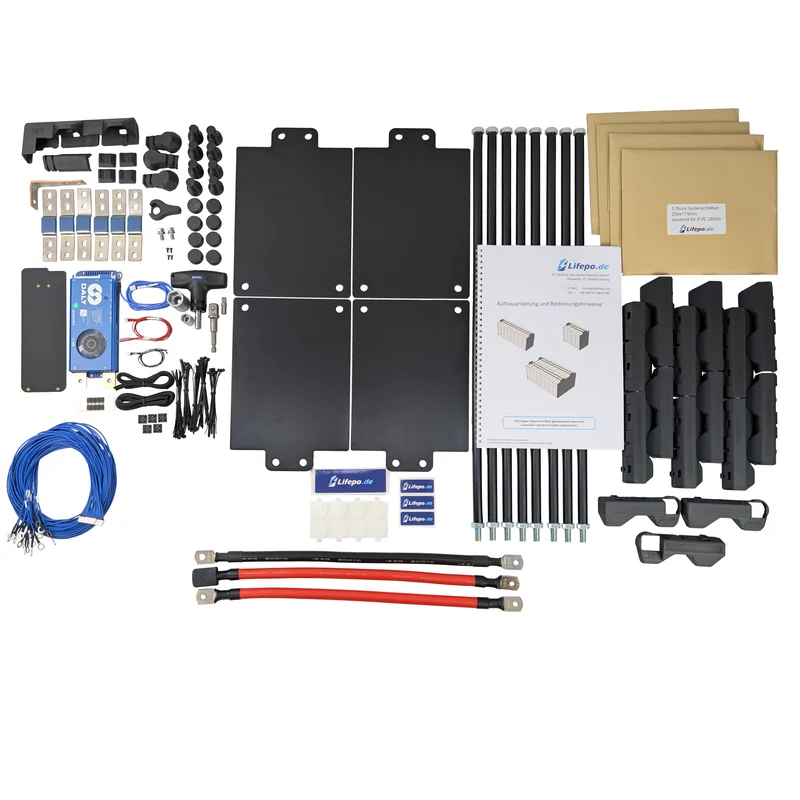 24V 17.0kWh/666Ah einreihig - Premium Lifepo4 Batterie - langlebig, sicher, hergestellt in Deutschland (0%MwSt)