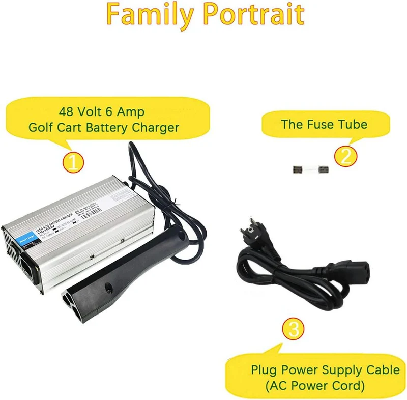 48V/6A RXV Golf Cart Batterieladegerät Ersatz Für Star EZGO Club Car DS EZGO TXT
