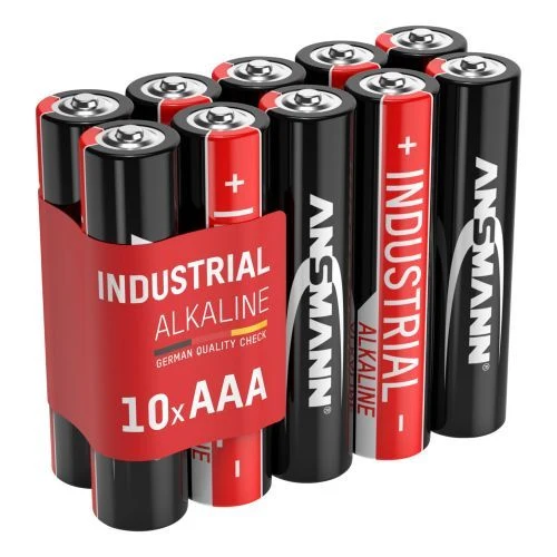 ANSMANN Industrial Alkaline-Batterien Micro AAA / LR03 1,5 V – 10er Pack