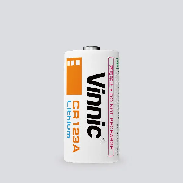 Vinnic - CR123 3V Lithium-Rundzelle - 1 Stück