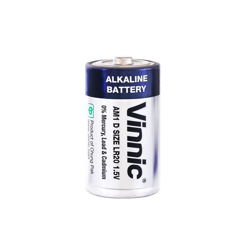 Vinnic - D 1,5V Longlife Alkaline-Batterie - 2 Stück