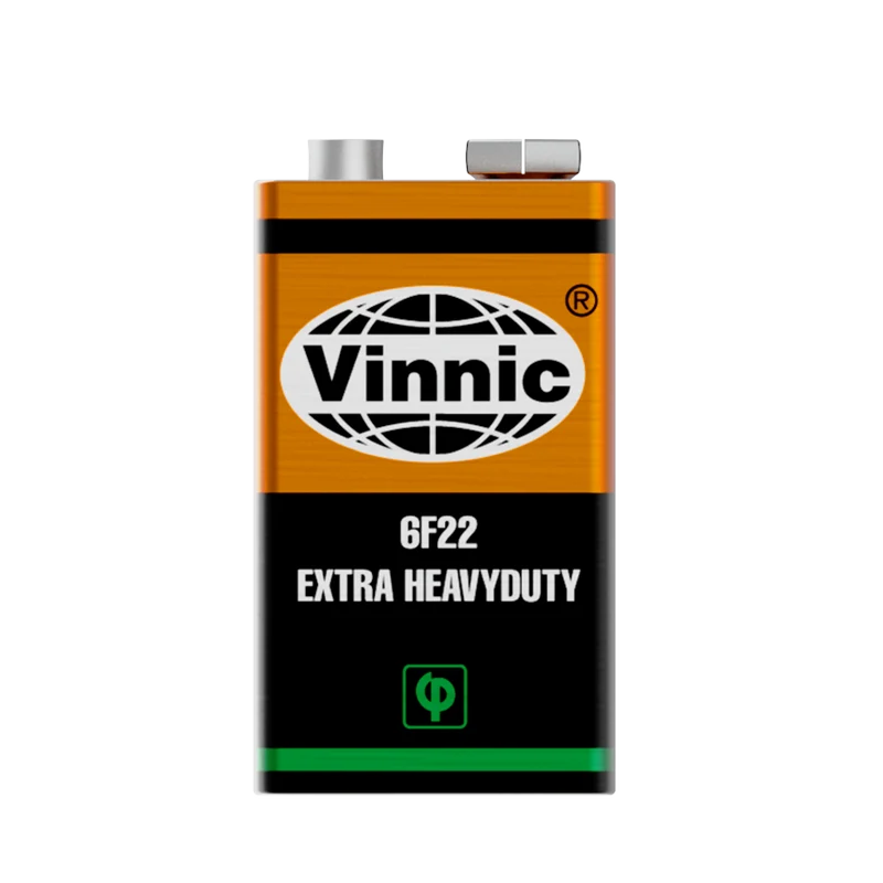 Vinnic – 9V Extra Heavy Duty Zink-Kohle-Batterie – 1 Stück