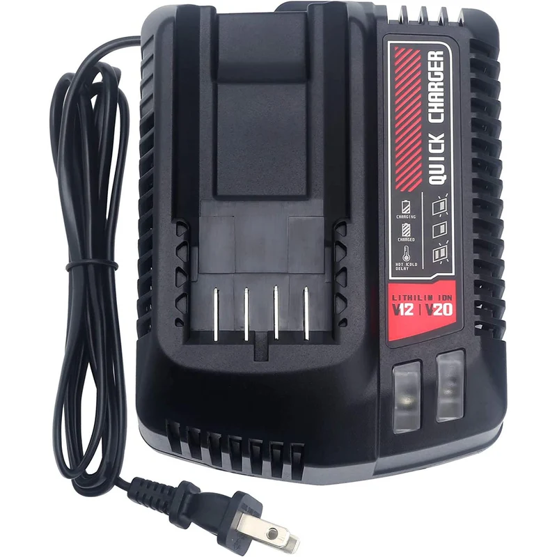 20V MAX Batterieladegerät CMCB104 kompatibel mit Craftsman V20 Lithiumbatterie CMCB204 CMCB202 (nur für V12/V20-Serie)