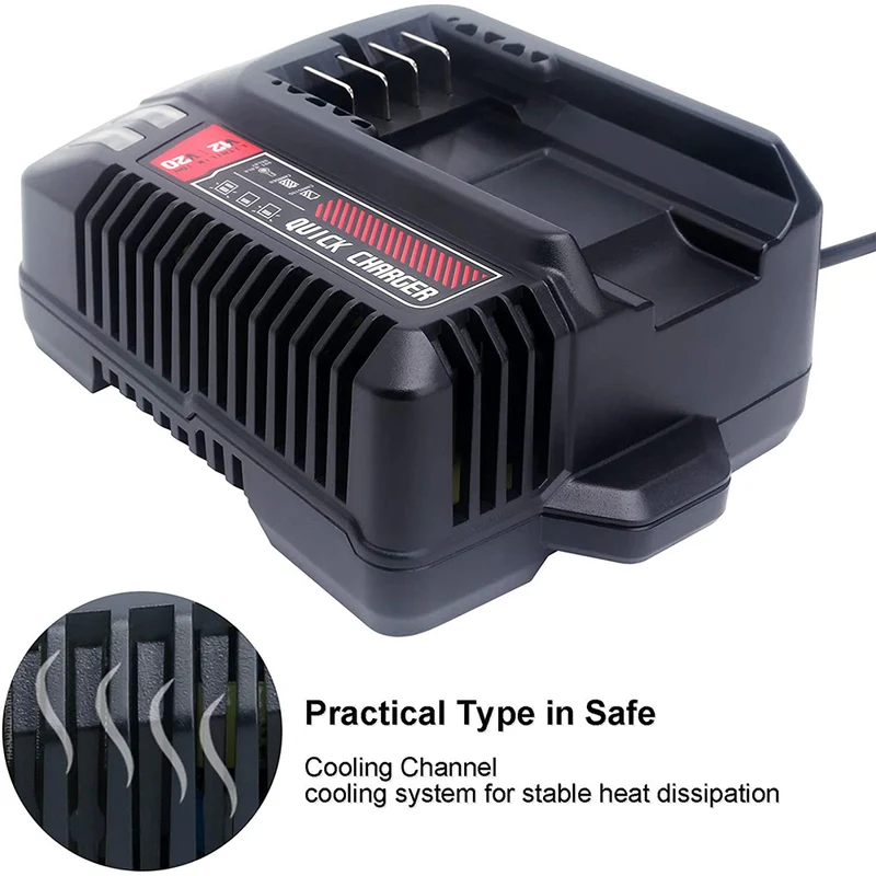 20V MAX Batterieladegerät CMCB104 kompatibel mit Craftsman V20 Lithiumbatterie CMCB204 CMCB202 (nur für V12/V20-Serie)