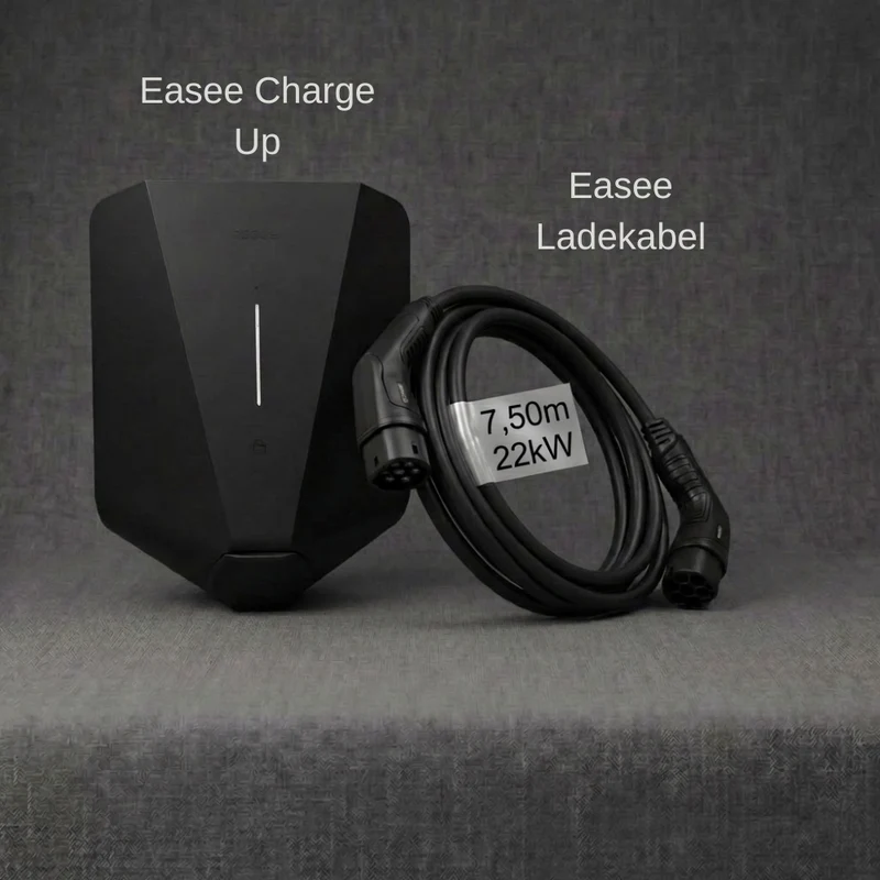 Wallbox Komplettangebot: Easee Charge Up + Ladekabel 7,5m