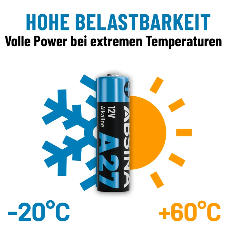 A27 Batterien (27A), 12 V Alkaline