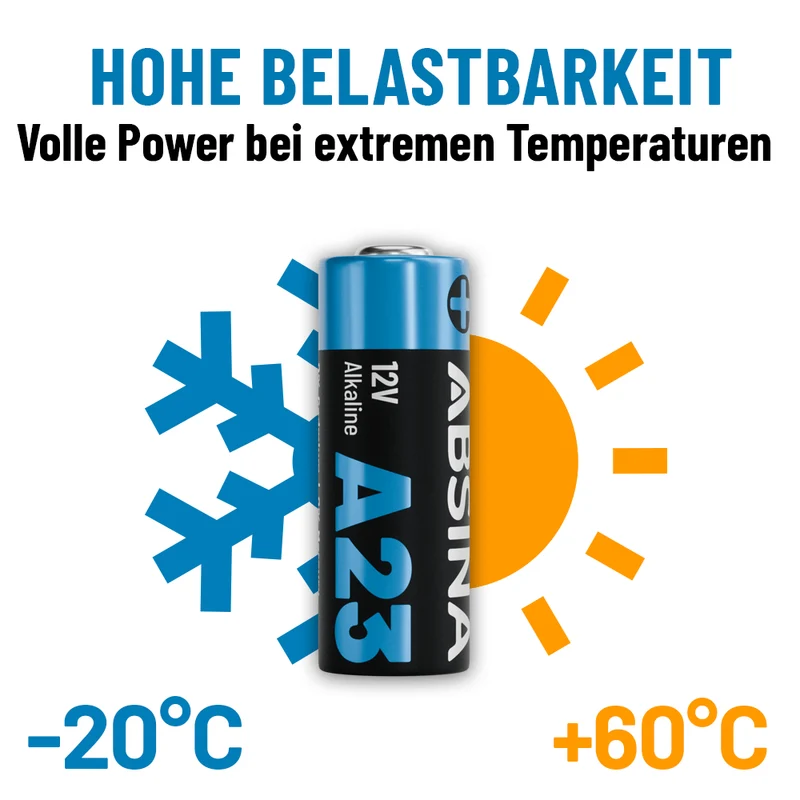 A23 Batterien (23A), 12 V Alkaline
