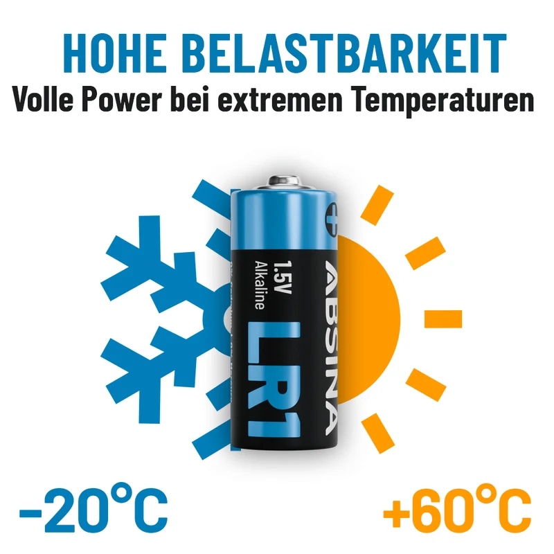 LR1 Batterien Lady, 1,5 V Alkaline
