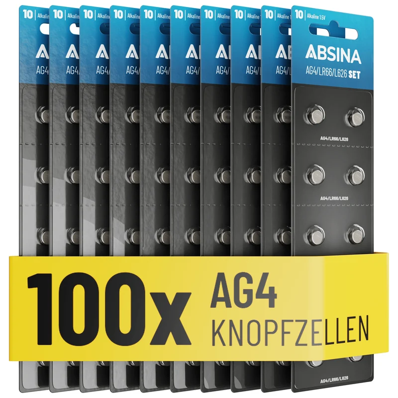 LR626 Knopfzellen (AG4), 1,5 V Alkaline