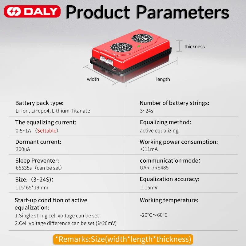 Daly Aktiver Balancer 12V 4s 1A (smart) (0%MwSt)