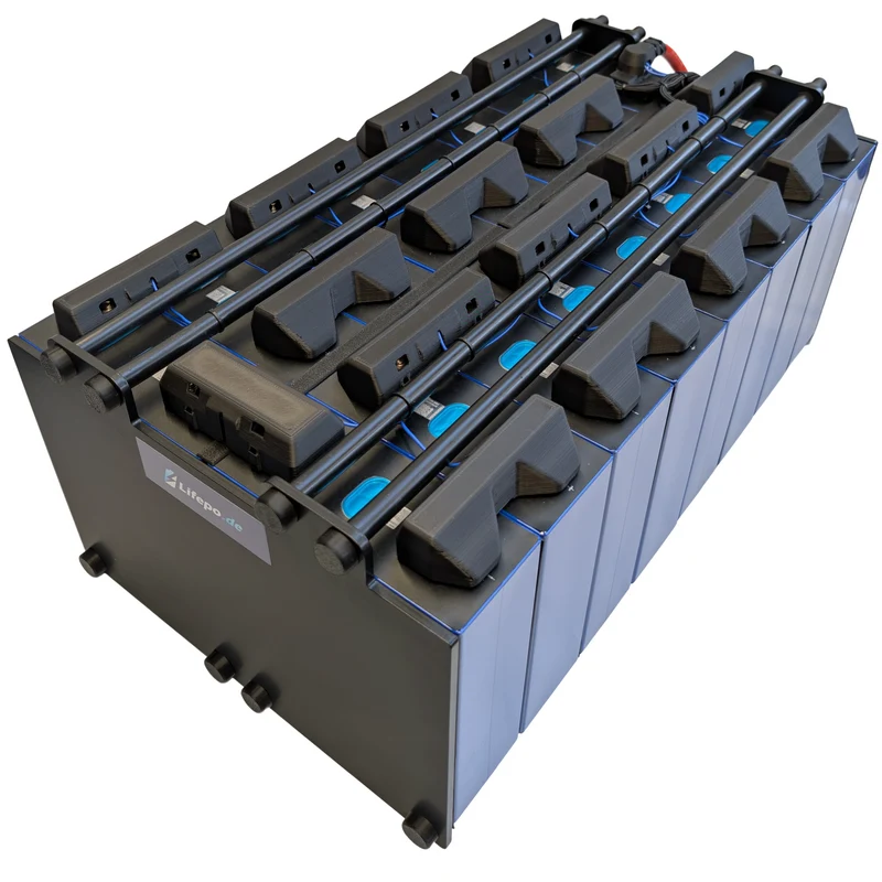 48V 17.0kWh/333Ah zweireihig - Premium Lifepo4 Batterie - langlebig, sicher, hergestellt in Deutschland (0%MwSt)