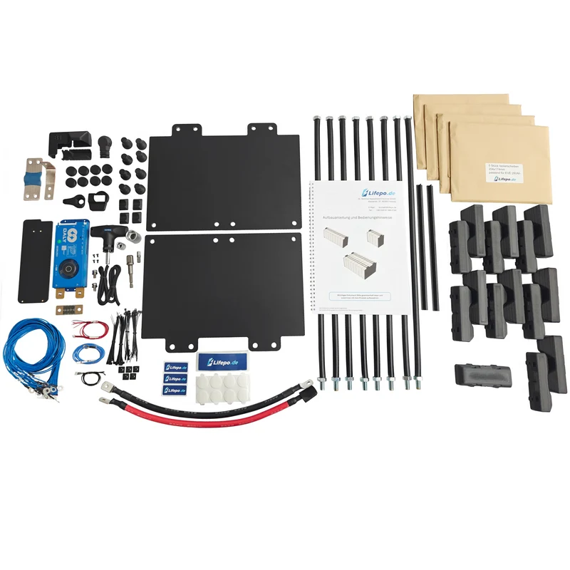 48V 17.0kWh/333Ah zweireihig - Premium Lifepo4 Batterie - langlebig, sicher, hergestellt in Deutschland (0%MwSt)
