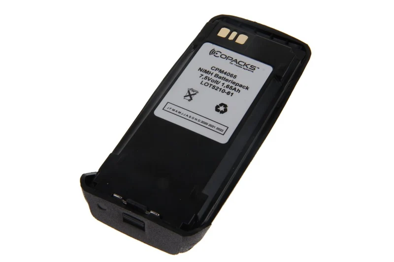 CoPacks NiMH Akku passend für Motorola DP3400 - PMNN4065 - 7,2V 1650mAh
