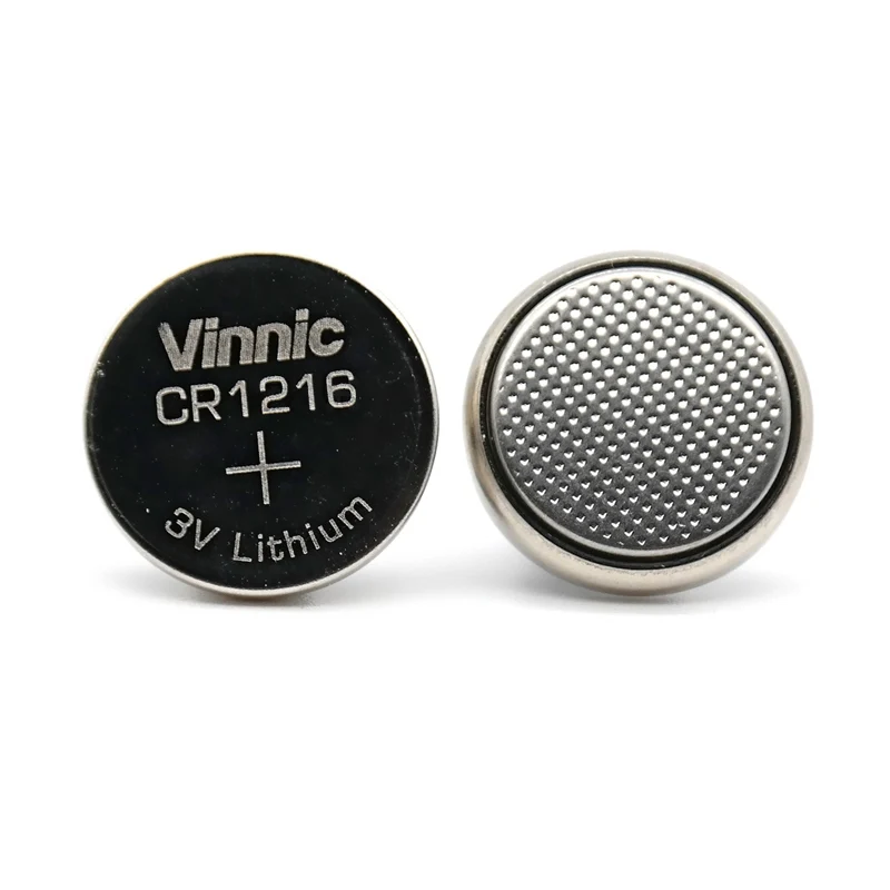 Vinnic - CR1216 3V Lithium-Mangan-Knopfzelle - 5 Stück